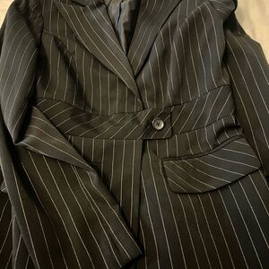 Pant pinstriped suit. Blazer and pants